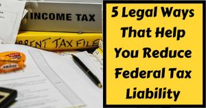 ways to reduce tax liability