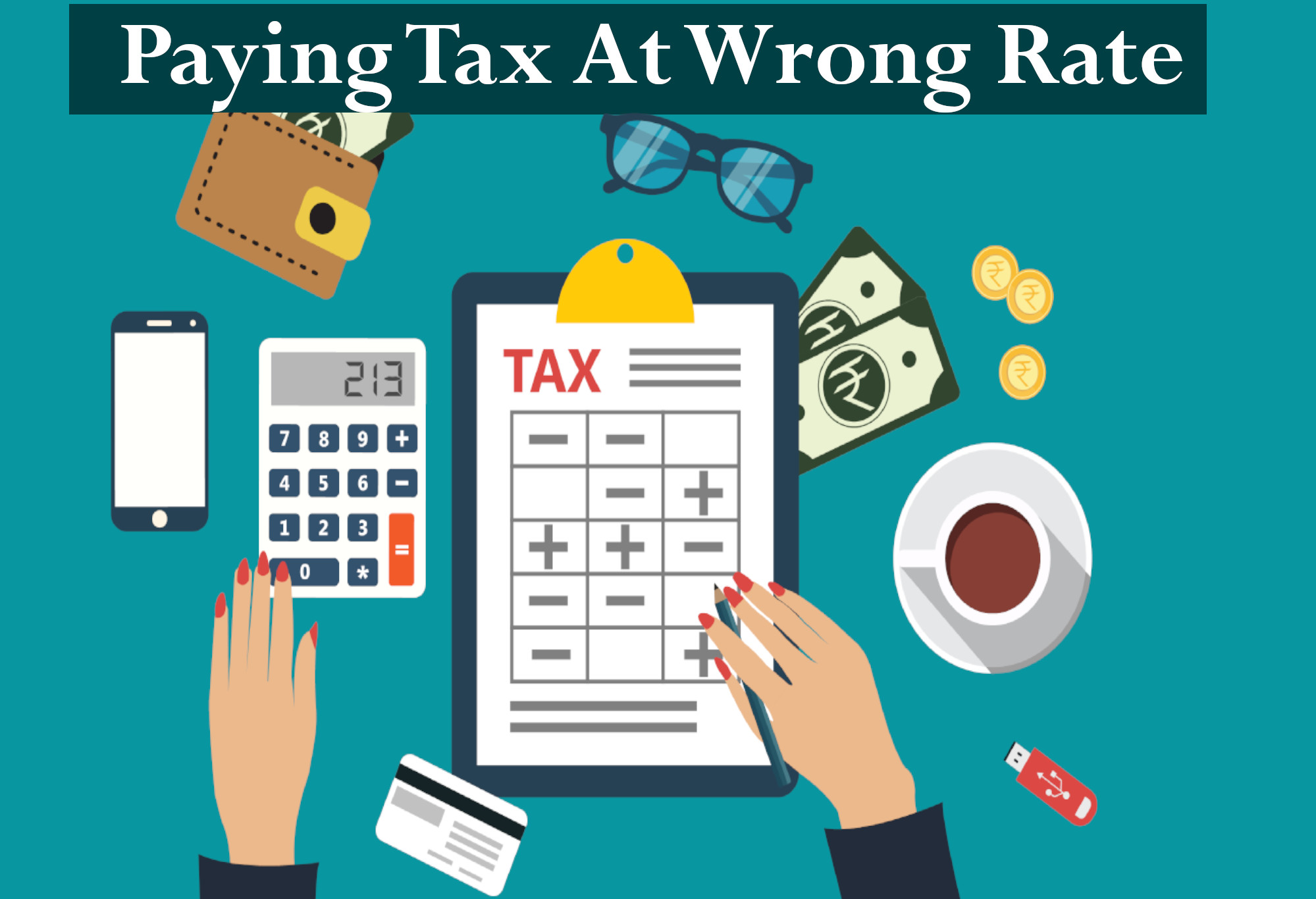 Tax at wrong rate