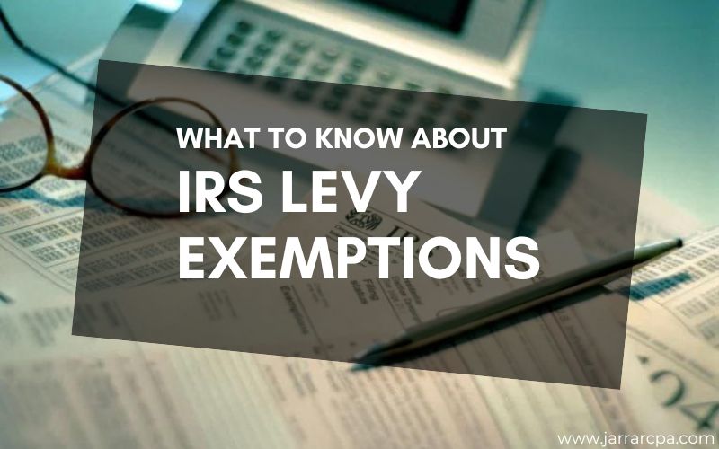 irs levy exemptions