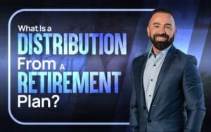 what is a distribution from a retirement plan